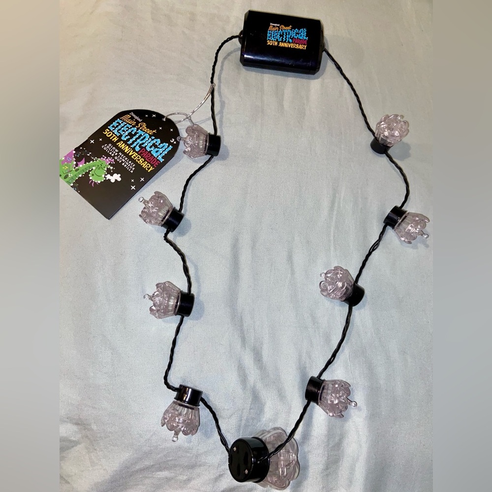 Disneyland Parks Main Street Electrical Parade 50th Anniversary Glow Necklace